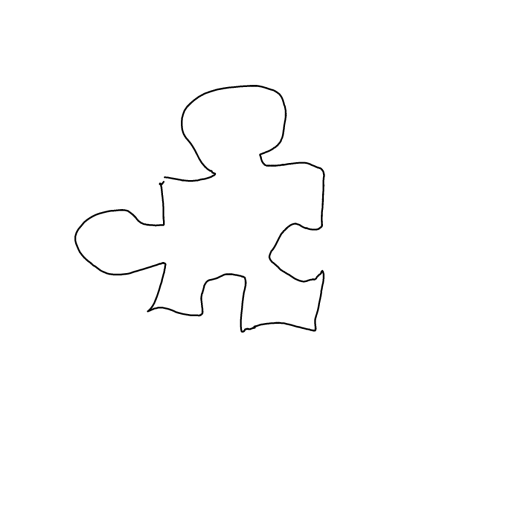 Jigsaw drawing by Guardianoflives