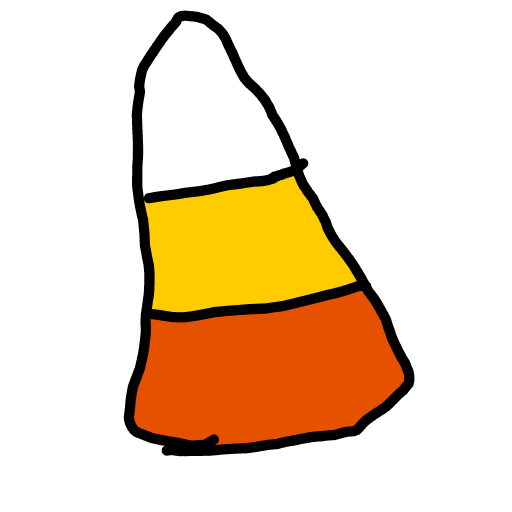 Candy Corn drawing by Bri3