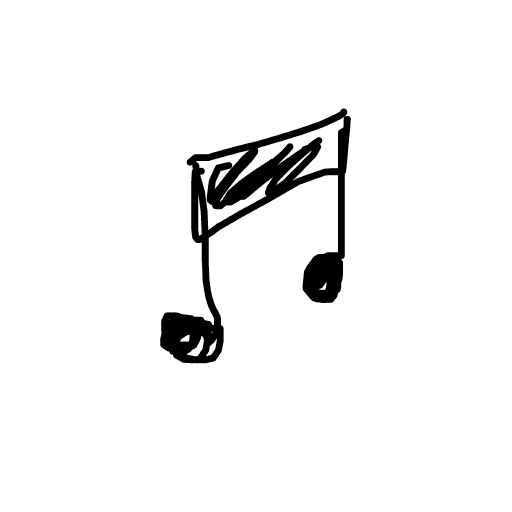 Music Note drawing by el verdadero lider
