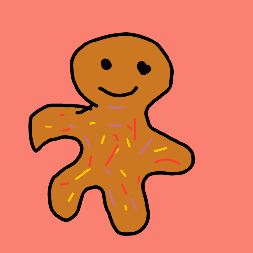 Gingerbread drawing by ebony-neat-blade