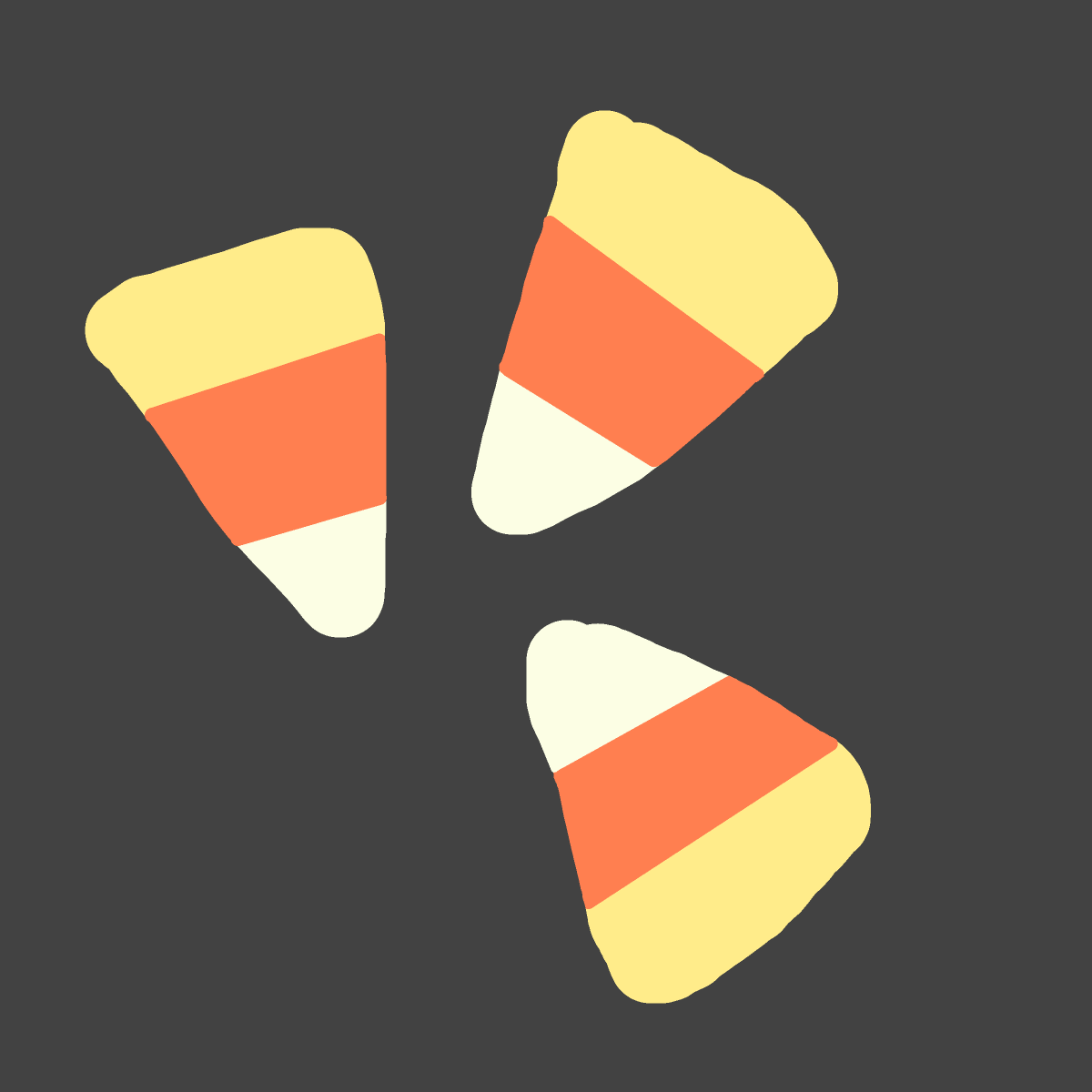 Candy Corn drawing by jashezilla