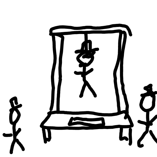 Gallows drawing by Tessie
