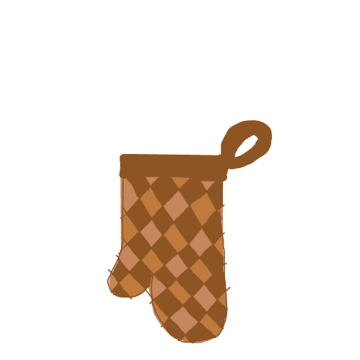 Oven Mitt drawing by gummy squirm
