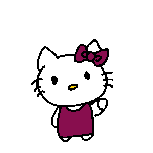 Hello Kitty drawing by nammy