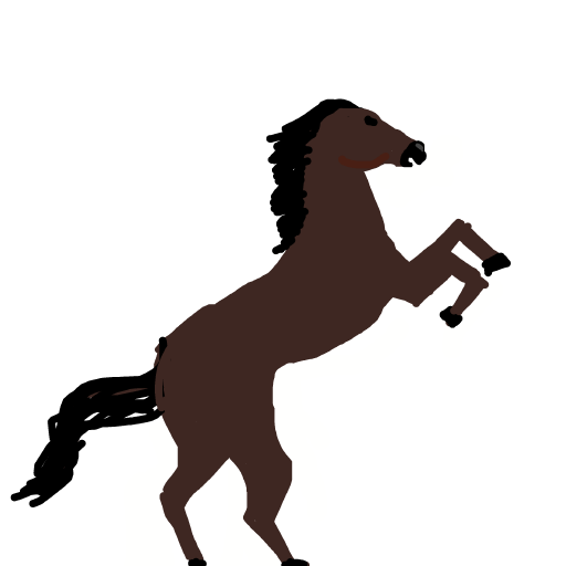 Horse drawing by navy-fine-loom