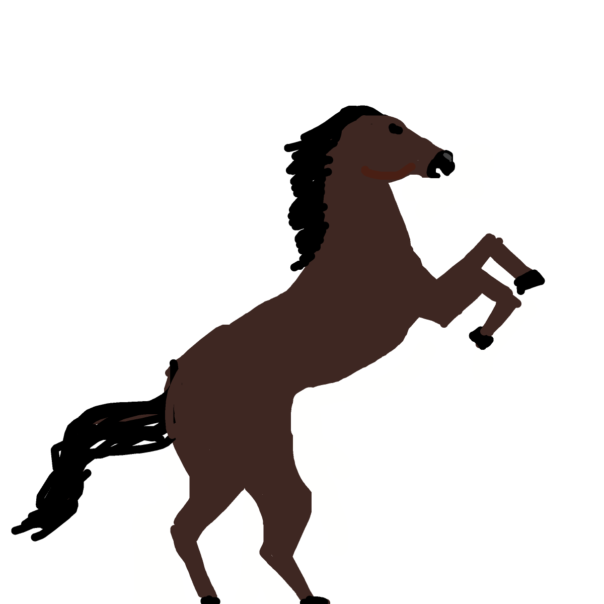 Horse drawing by navy-fine-loom