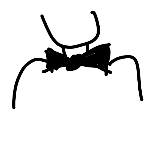 Bowtie drawing by Shew