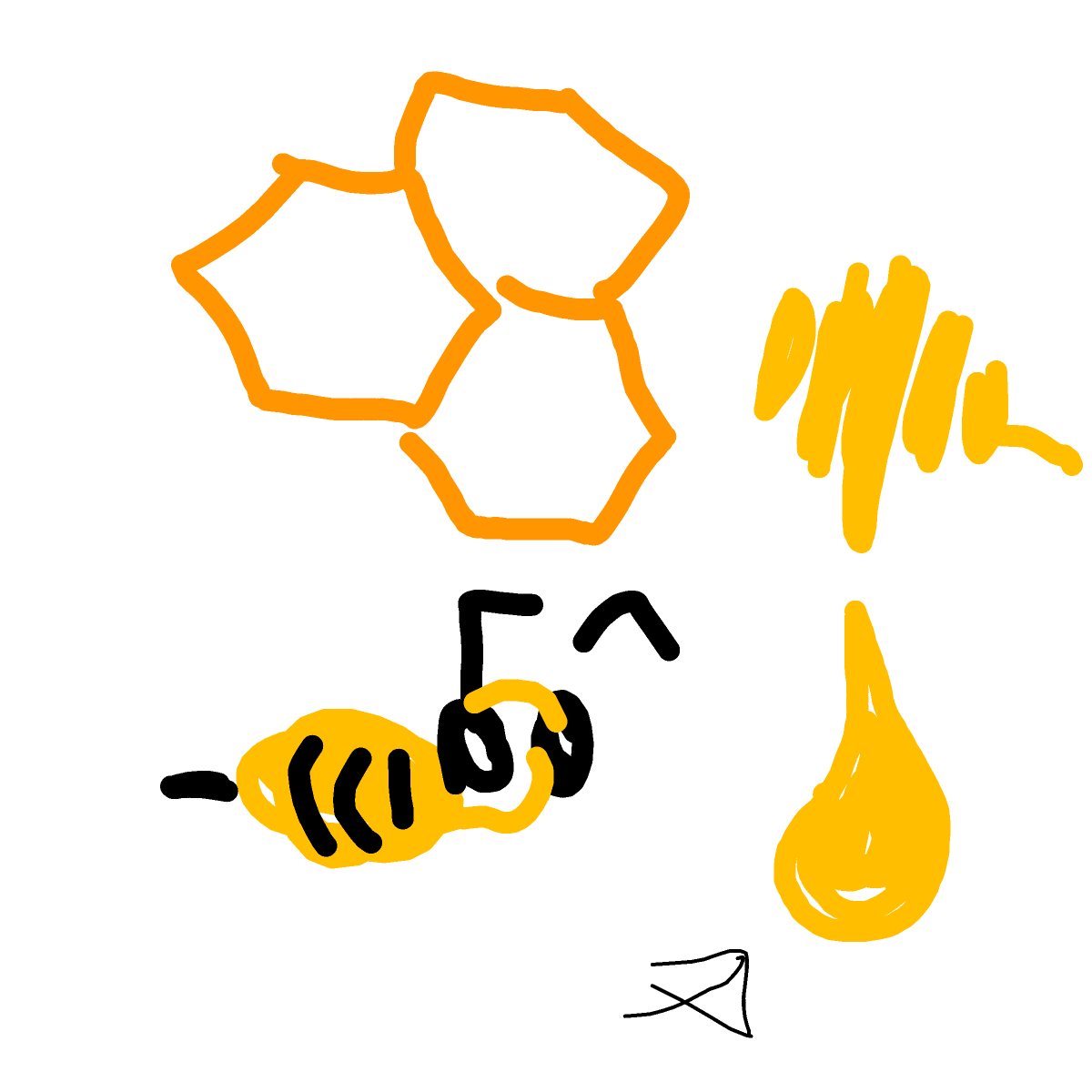 Honey drawing by mjolnirbear