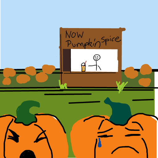 Pumpkin Patch drawing by aqua-clear-camp
