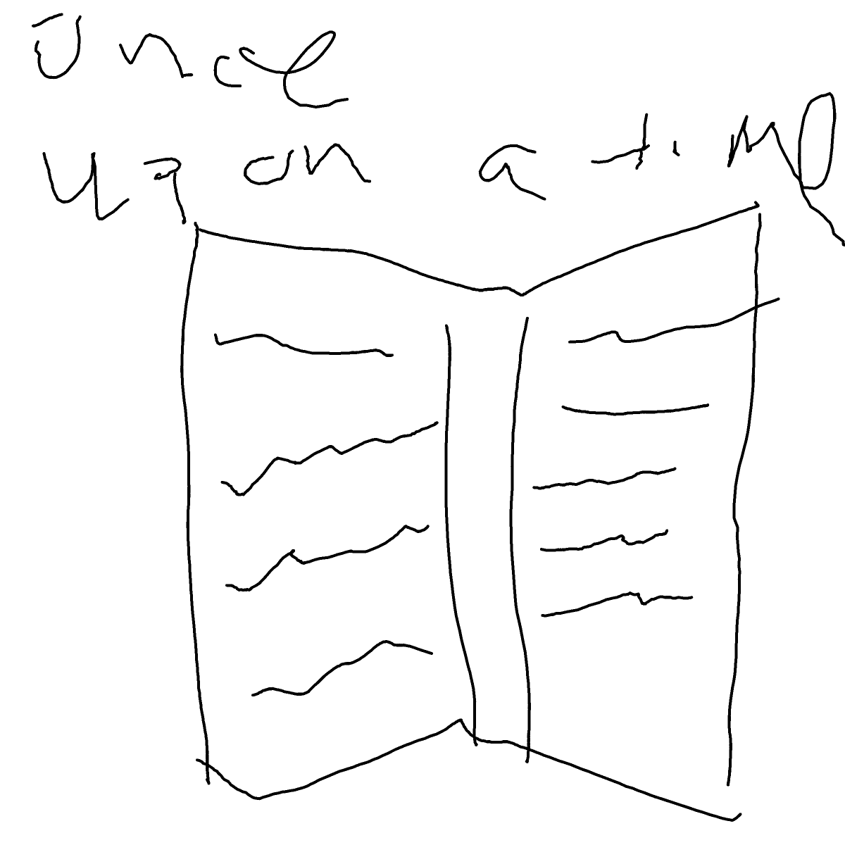 Book drawing by Shandi