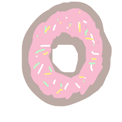 Donut drawing by misha