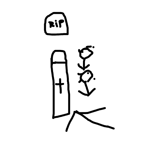 Coffin drawing by james