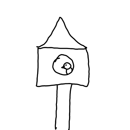 Birdhouse drawing by ishak