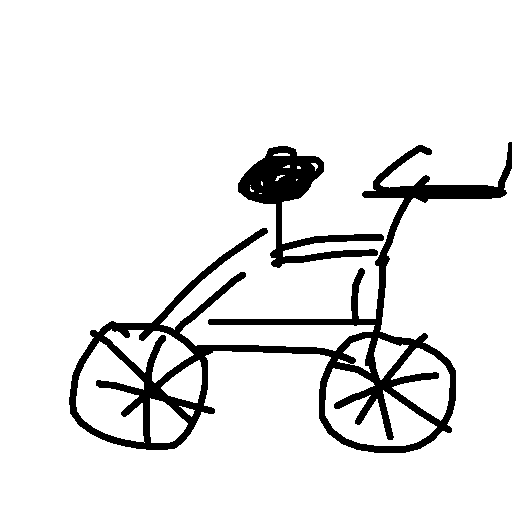 Bicycle drawing by maite