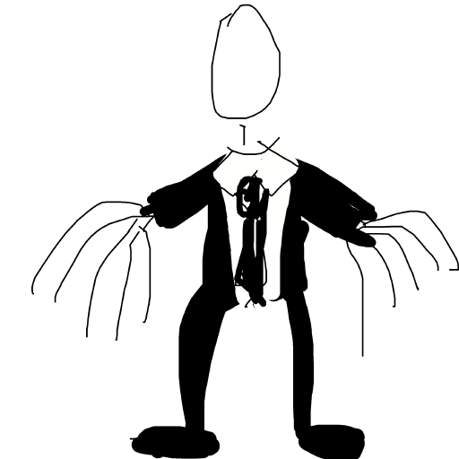Slender Man drawing by solar-deep-valor