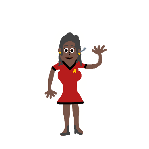 Uhura drawing by jashezilla