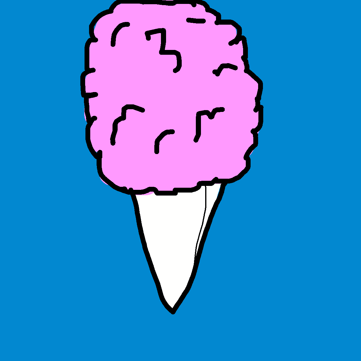 Cotton Candy drawing by jashezilla