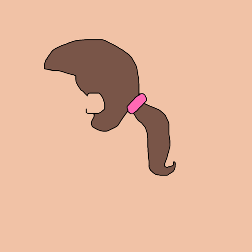 Ponytail drawing by krissywissy