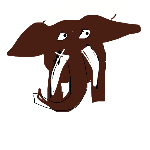 Mammoth drawing by neon-just-app
