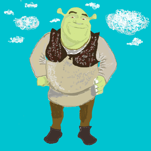 Shrek drawing by icy-cream-eye