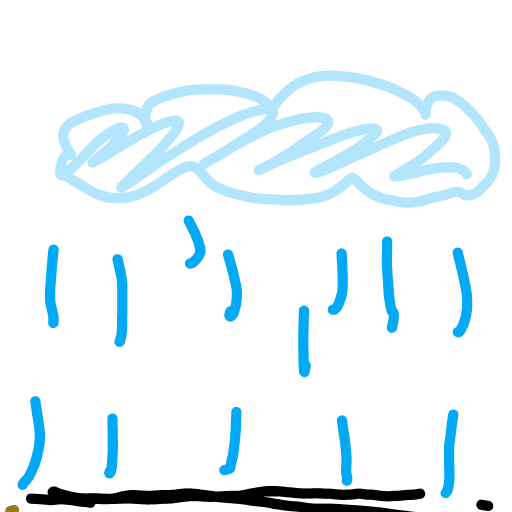 Rain drawing by lead-near-data