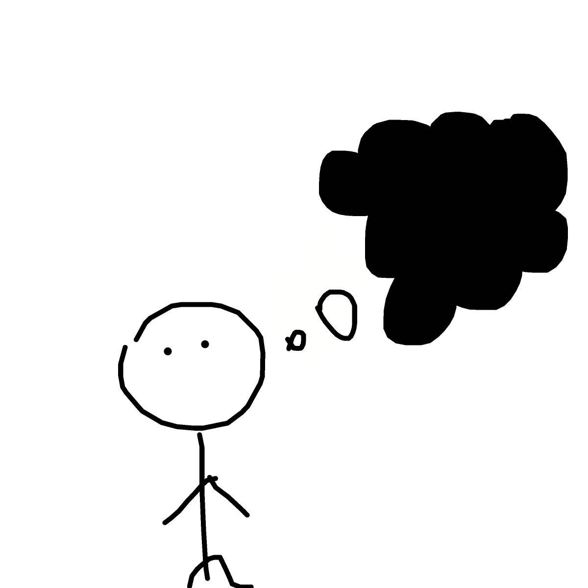 Darkness drawing by vale