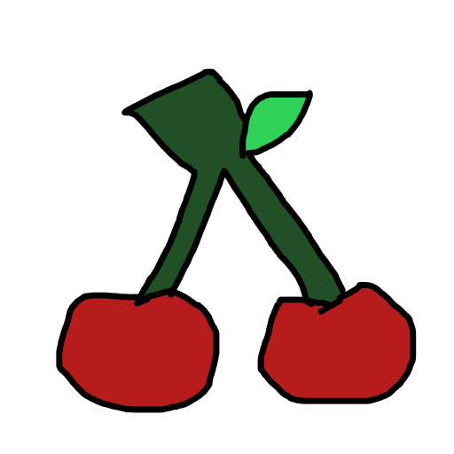 Cherry drawing by mikl pickle