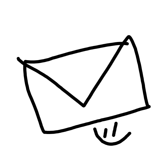 Envelope drawing by Timmie