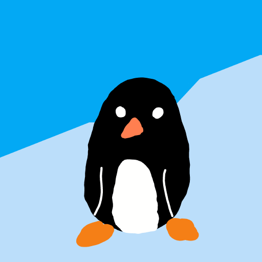 Penguin drawing by Juliezzz