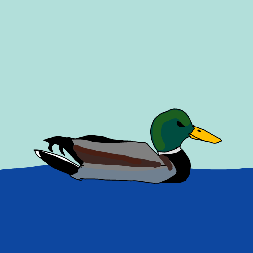 Duck drawing by mjolnirbear