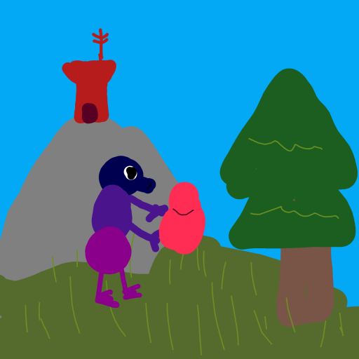Big Walk drawing by Fih