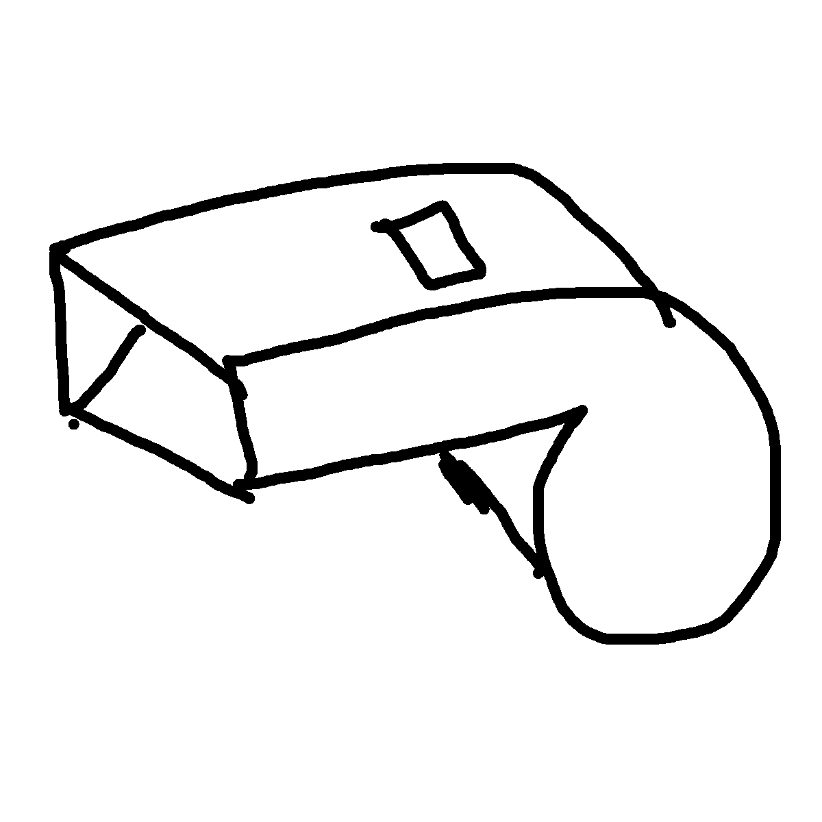 Whistle drawing by mikestam195