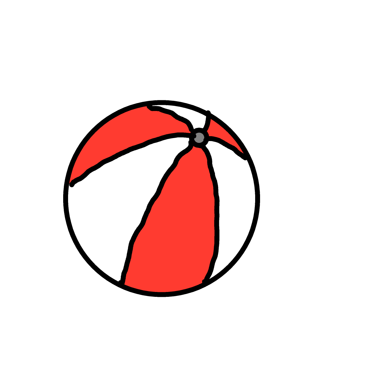 Ball drawing by Guardianoflives