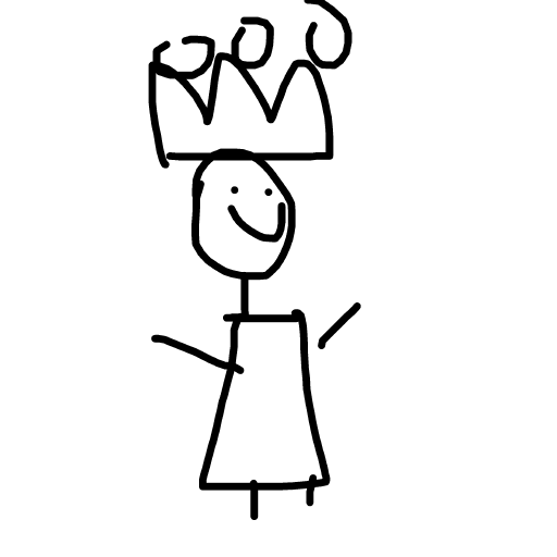 Princess drawing by isi