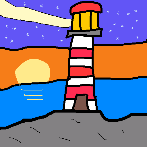 Lighthouse drawing by kyle