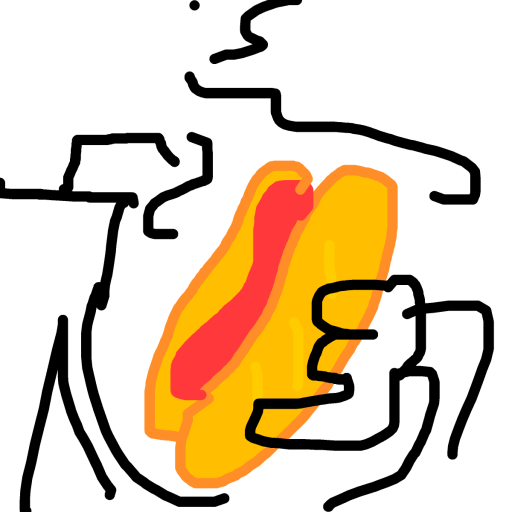 Hot Dog drawing by copper-color-sketch