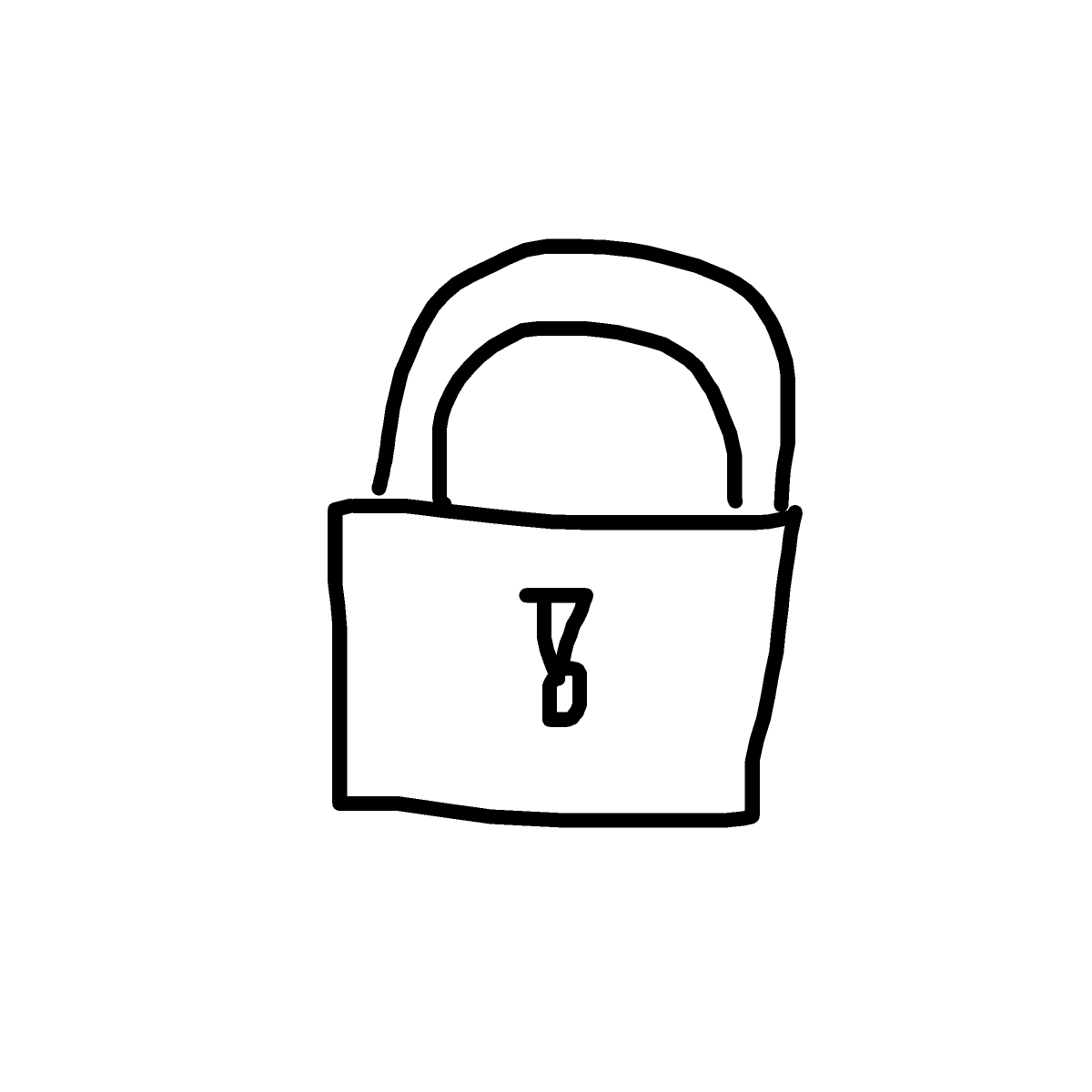 Lock drawing by vale