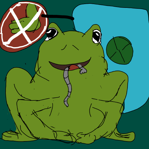 Frog drawing by Placebo