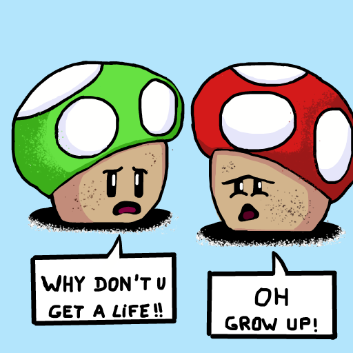 Super Mushroom drawing by misty gris