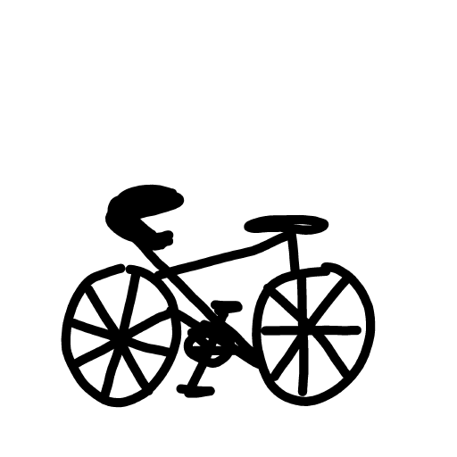 Bicycle drawing by Marcos