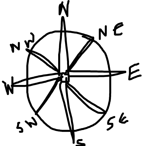 Compass drawing by jivemarlin