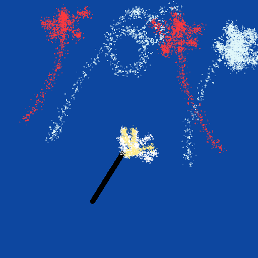 Sparkler drawing by color-olive-web