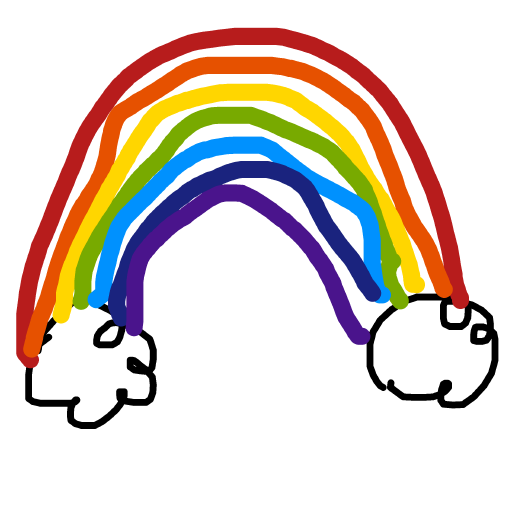Rainbow drawing by neat-sun-drawer