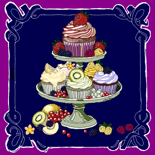 Cupcake drawing by Bridgitte