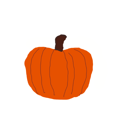 Pumpkin drawing by Anna