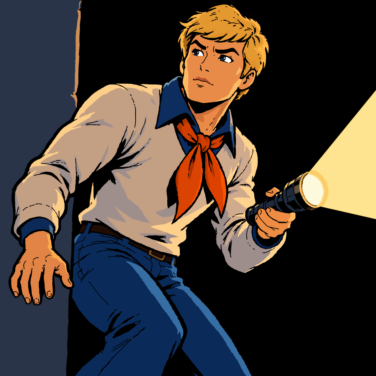 Fred Jones drawing by Guardianoflives