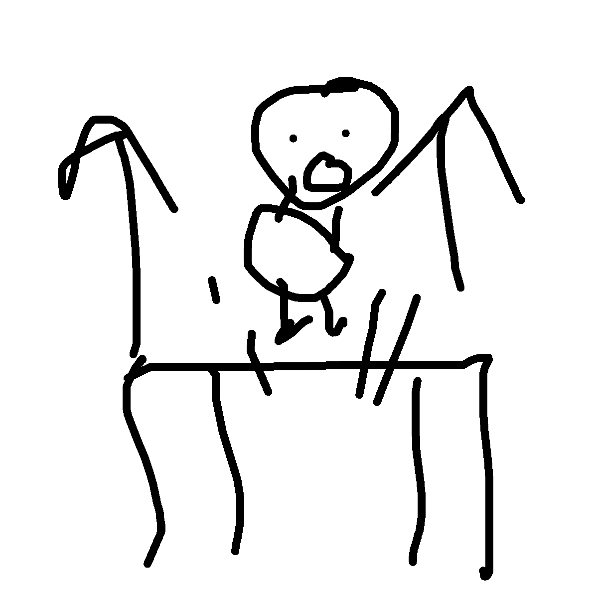 Trampoline drawing by djfavazza