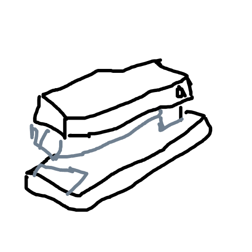 Stapler drawing by selecta