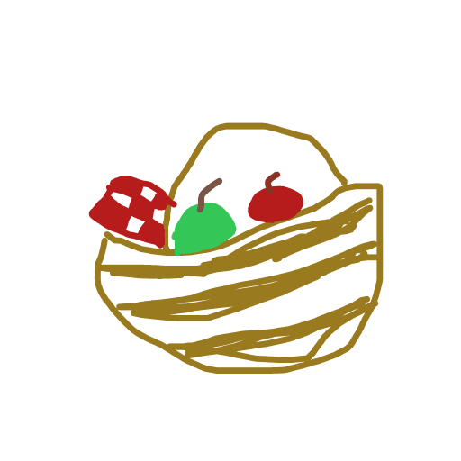 Basket drawing by amarena