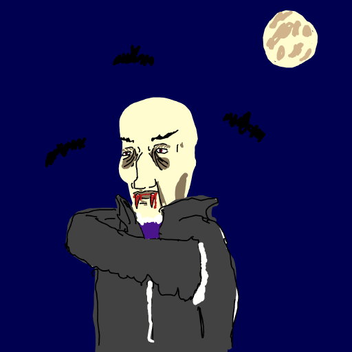 Dracula drawing by godor